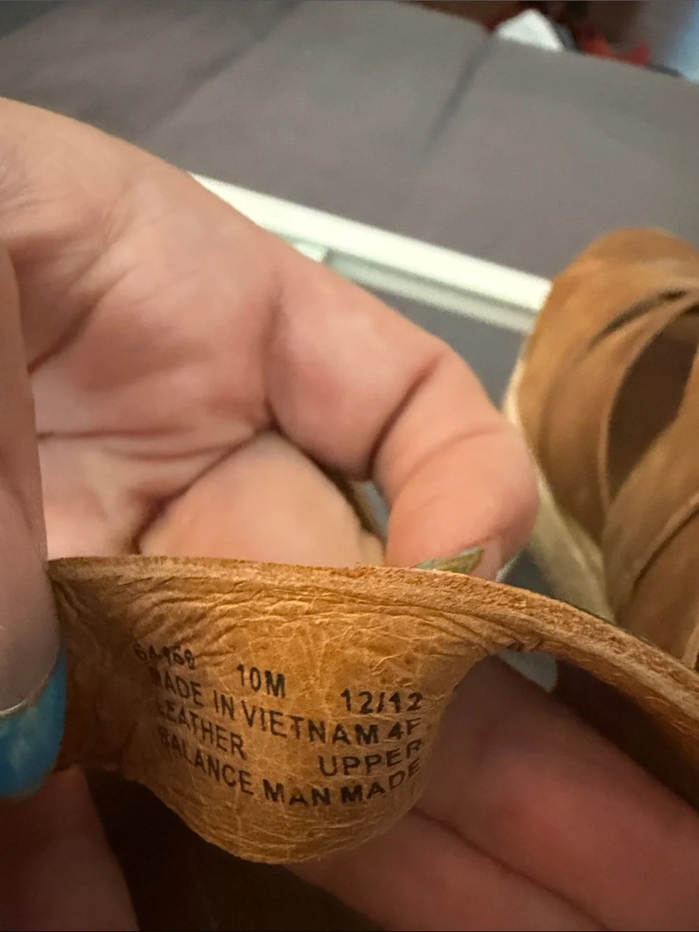 Clarks Tan Espadrille Platform Wedge Sandals